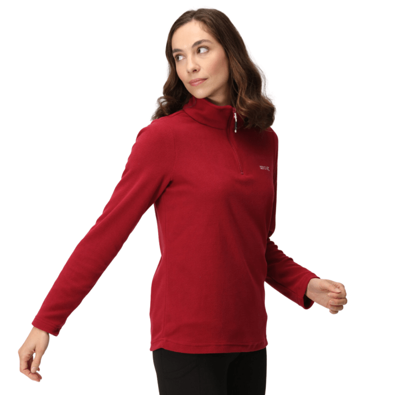 Padmore & Barnes Regatta Sweethart Half Zip Fleece Rumba Red