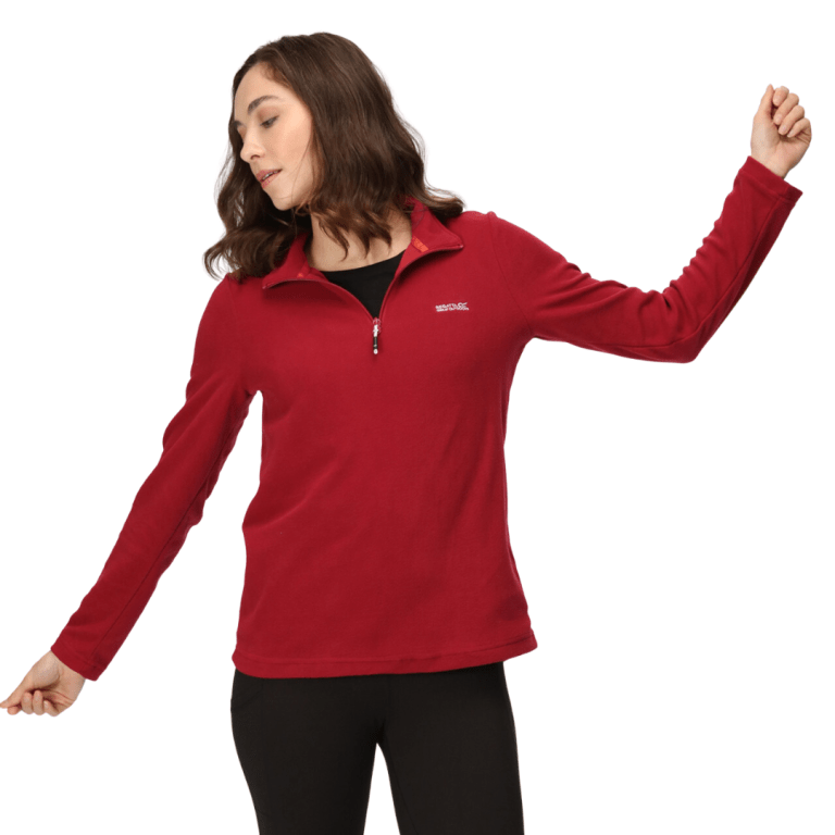Padmore & Barnes Regatta Sweethart Half Zip Fleece Rumba Red