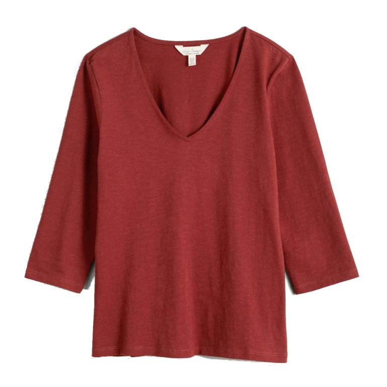 Padmore & Barnes Seasalt Ladies 3/4 Talent Top – Burgundy