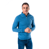 padmore & barnes XV Kings Mens Falcons 1/4 Zip Sweater – Near Denim