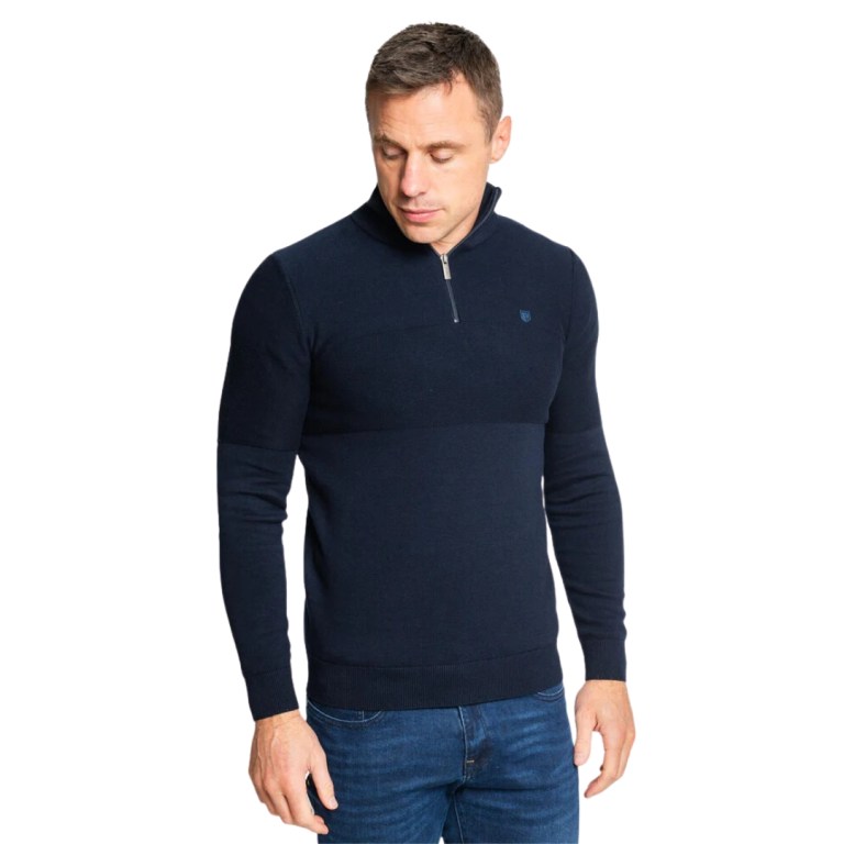 padmore & barnes XV Kings Mens Starfire Half Zip – Admiral