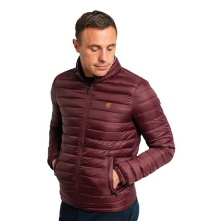 padmore & barnes XV Kings Mens Wentworth Jacket – Crimson