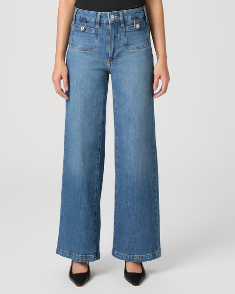 Paige Anessa Petite 29" Wide Leg Jean