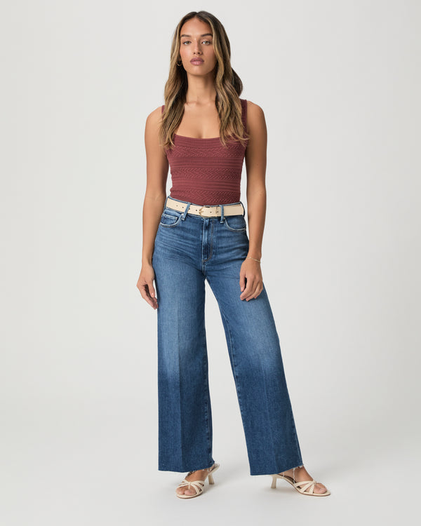 paige Anessa Petite 29" Wide Leg Jean