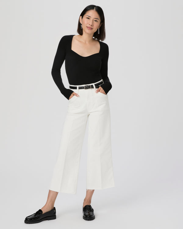 paige Anessa Petite Wide Leg Jean