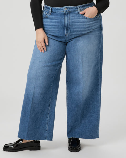 Paige Anessa Plus 31" Wide Leg Jean