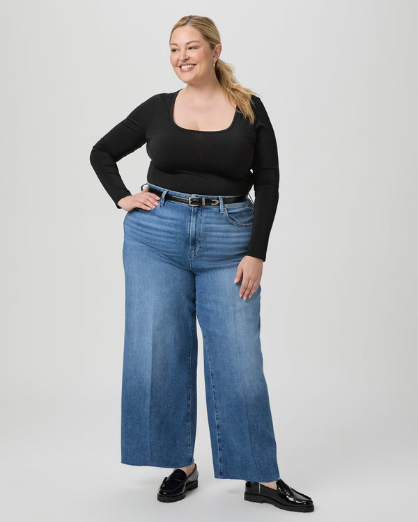 paige Anessa Plus 31" Wide Leg Jean