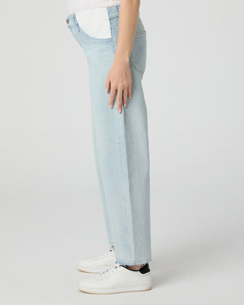 Paige Arellia Ankle Maternity Barrel Leg Jean