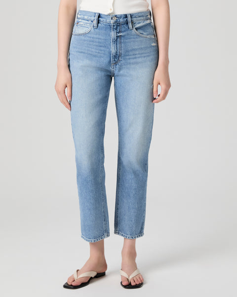Paige Billy Crop Straight Jean