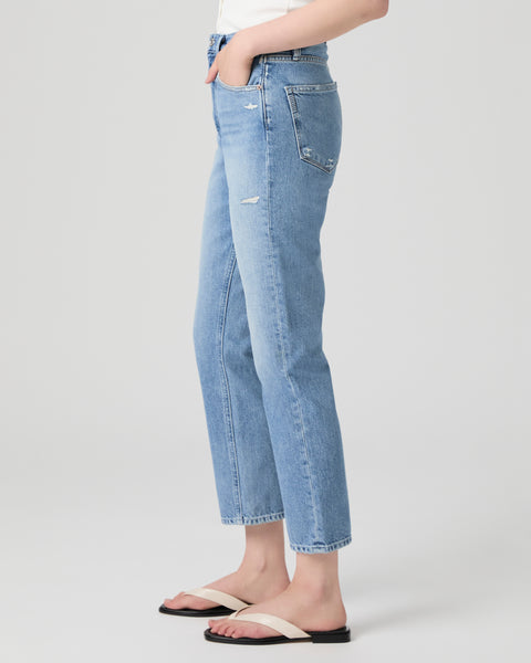 Paige Billy Crop Straight Jean