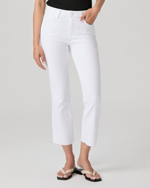 Paige Cindy Crop Petite Straight Jean