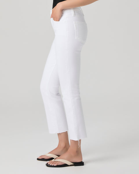 Paige Cindy Crop Petite Straight Jean
