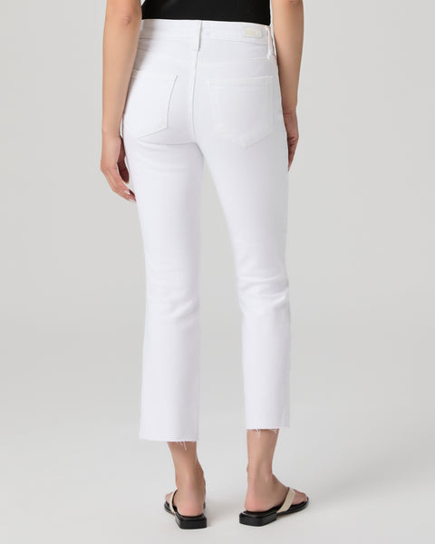 Paige Cindy Crop Petite Straight Jean