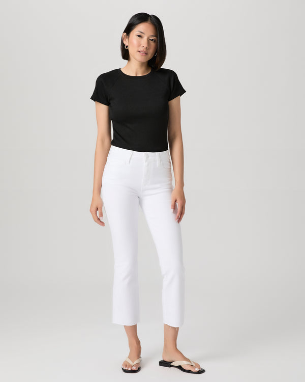 paige Cindy Crop Petite Straight Jean