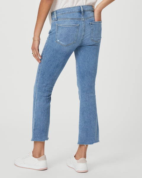Paige Colette Crop Maternity Flare Jean