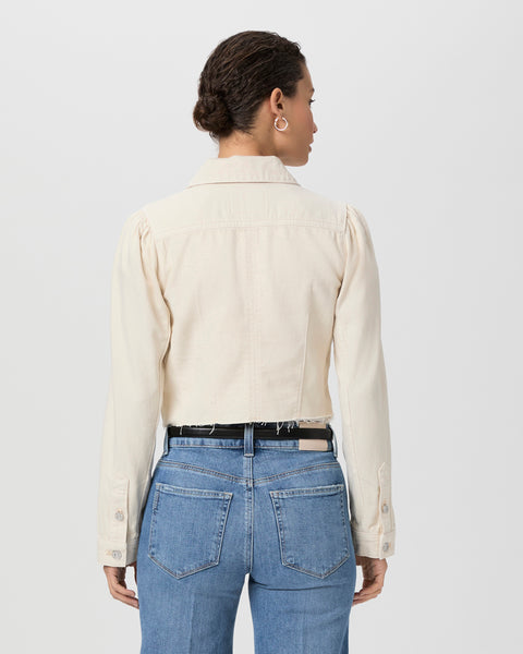 Paige Cropped Pacey Denim Jacket
