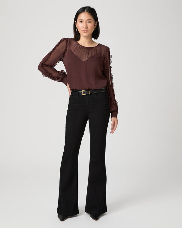 paige Genevieve Petite Flare Jean