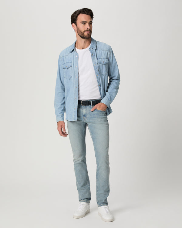 paige Heritage Federal Slim Straight Jean