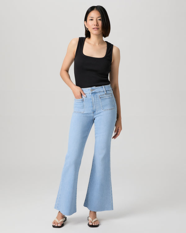 paige Marlow Skimmer Petite Flare Jean