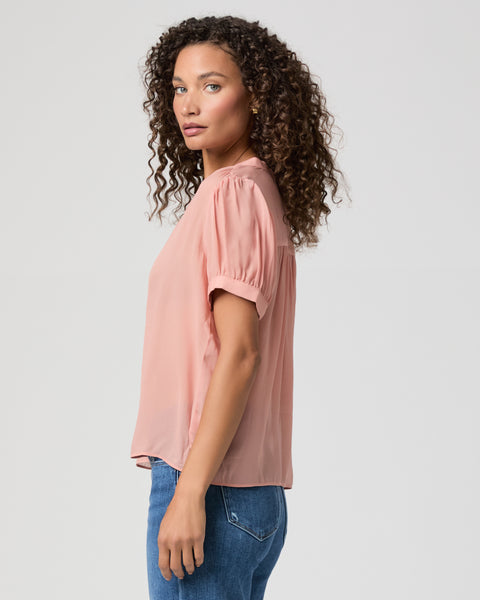 Paige Marsala Blouse