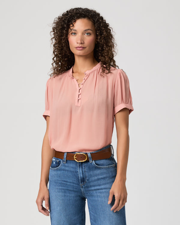 paige Marsala Blouse