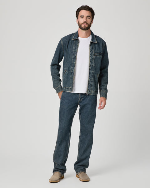 Paige Mauricio Denim Zip Up Jacket