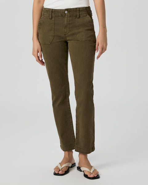 Paige Mayslie Straight Ankle Pant