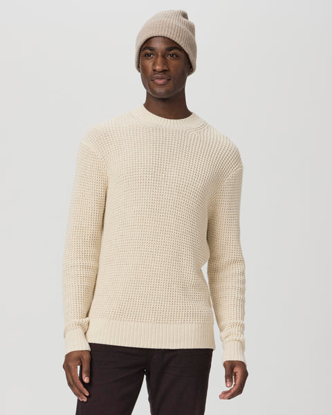 Paige Mylo Waffle Crew Sweater