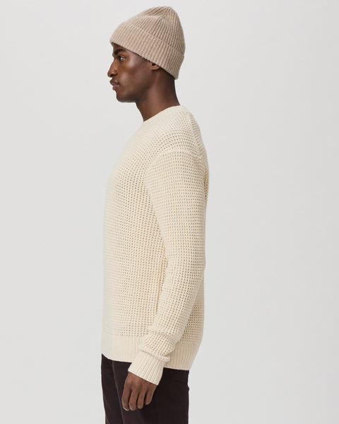 Paige Mylo Waffle Crew Sweater