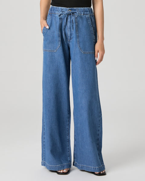 Paige Rumi Petite 30" Wide Leg Pant