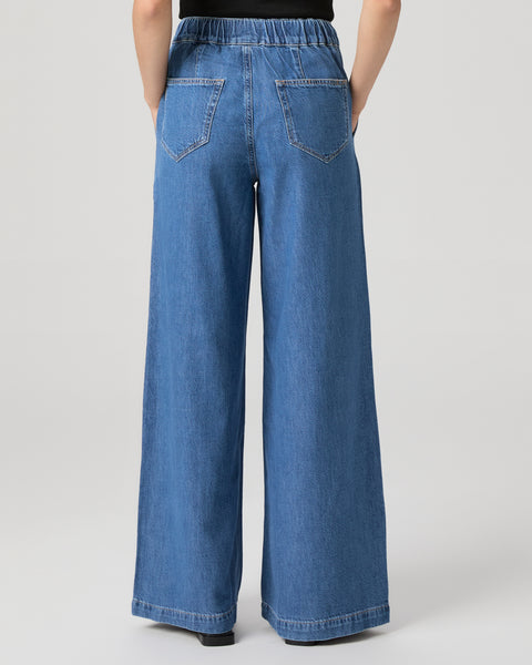Paige Rumi Petite 30" Wide Leg Pant