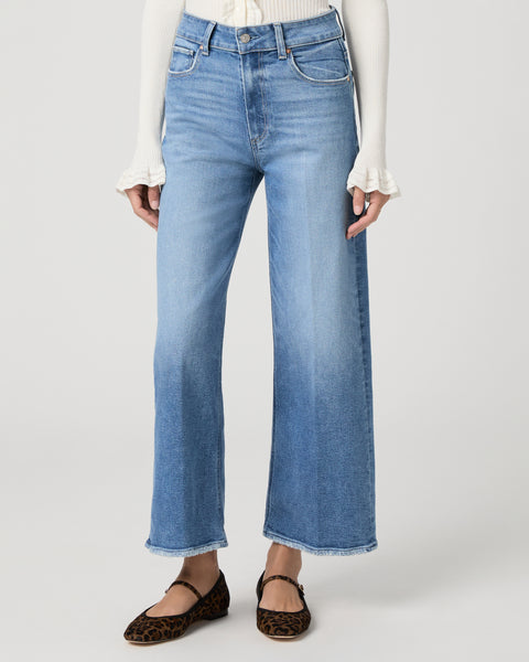 Paige Sasha Ankle Wide Leg Jean