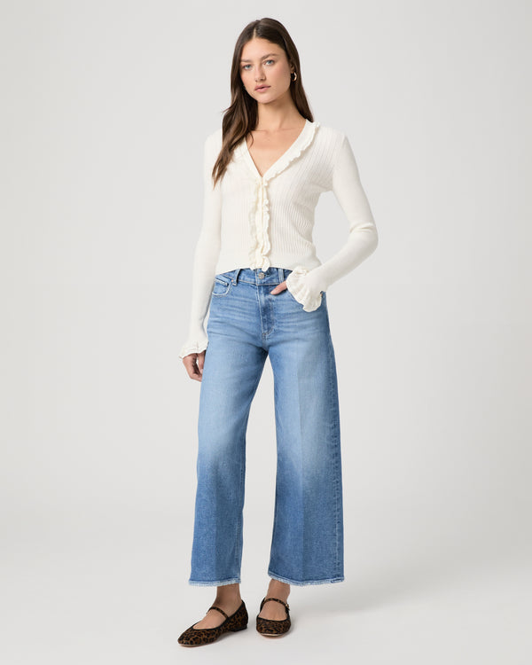 paige Sasha Ankle Wide Leg Jean