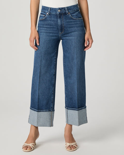 Paige Sasha Ankle Wide Leg Jean