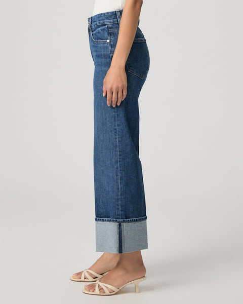 Paige Sasha Ankle Wide Leg Jean