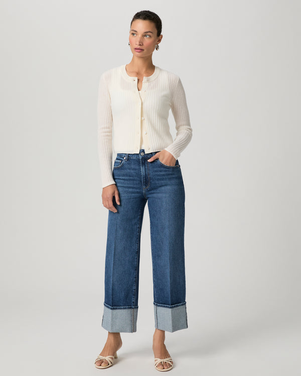 paige Sasha Ankle Wide Leg Jean
