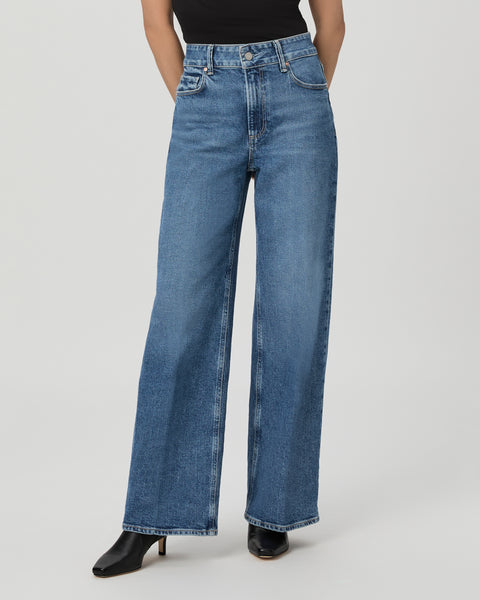 Paige Sasha Petite 30" Wide Leg Jean