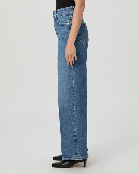 Paige Sasha Petite 30" Wide Leg Jean
