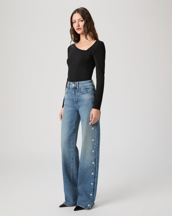 paige Sasha Wide Leg Jean
