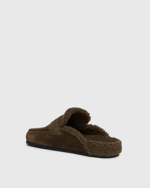 Paige Wynn Shearling Slide