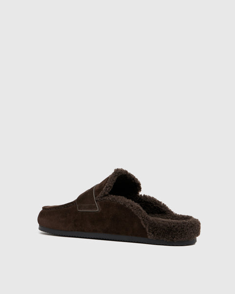 Paige Wynn Shearling Slide