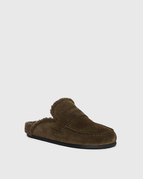 Paige Wynn Shearling Slide