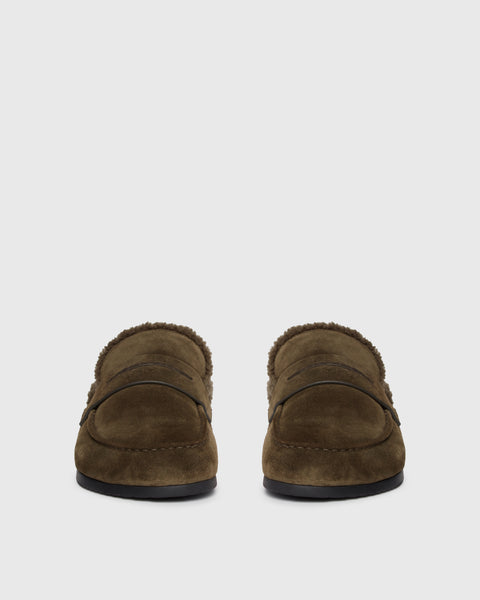 Paige Wynn Shearling Slide