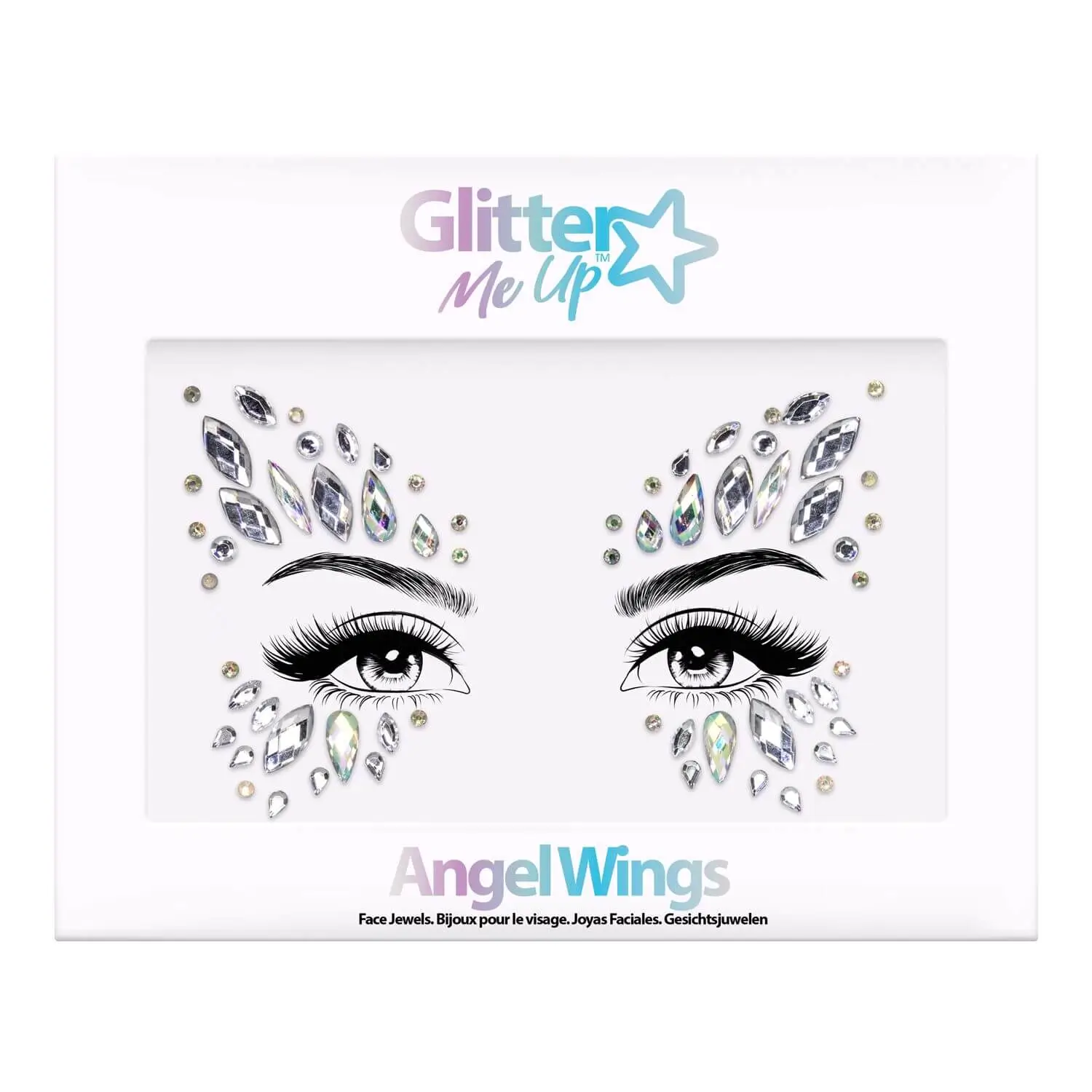 paintglow Angel Wings Face Jewels