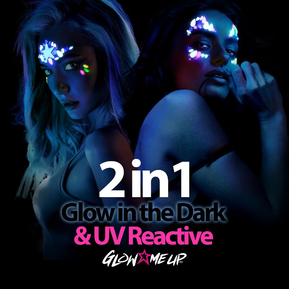 Paintglow Glow In The Dark Face Jewels