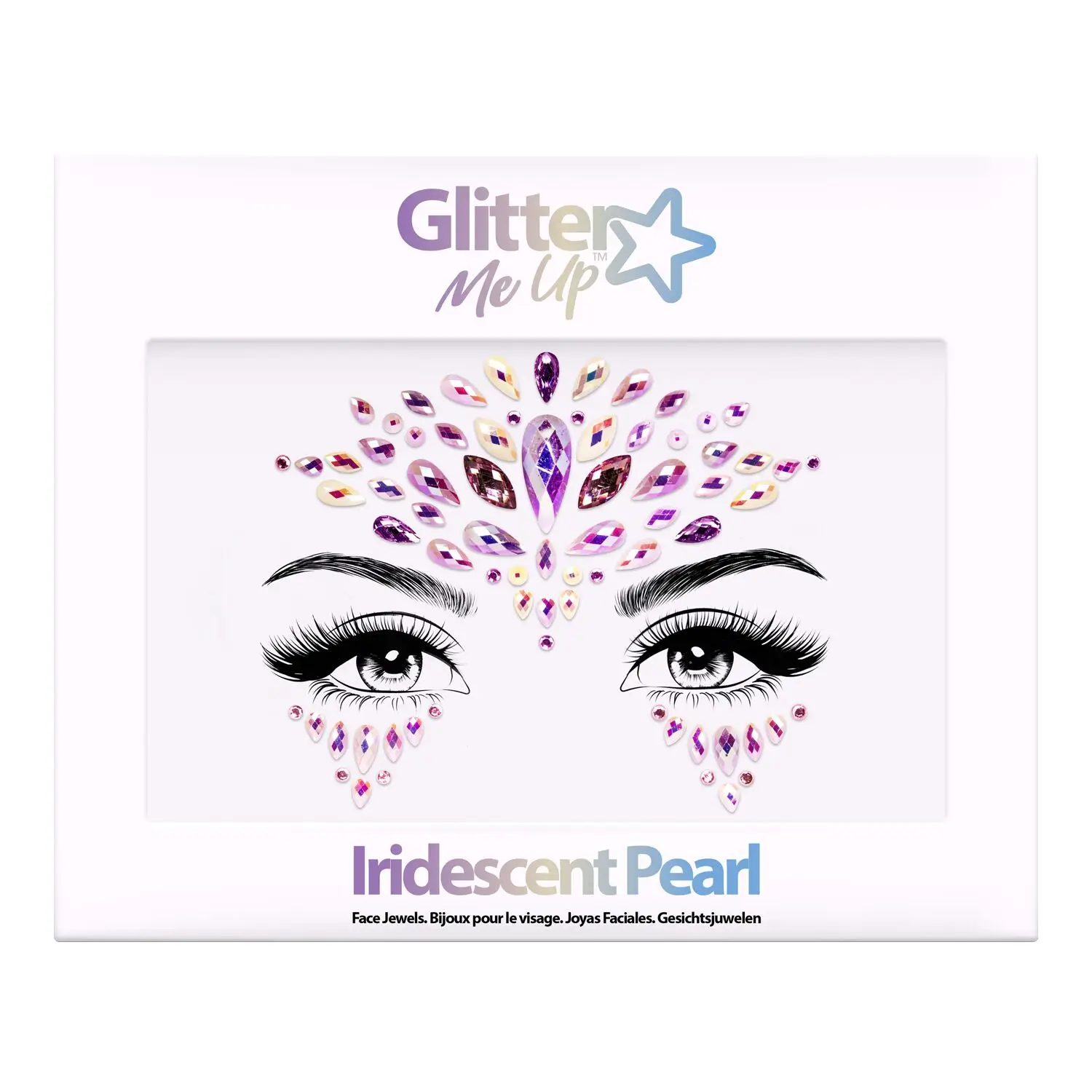 paintglow Iridescent Pearl Face Jewels