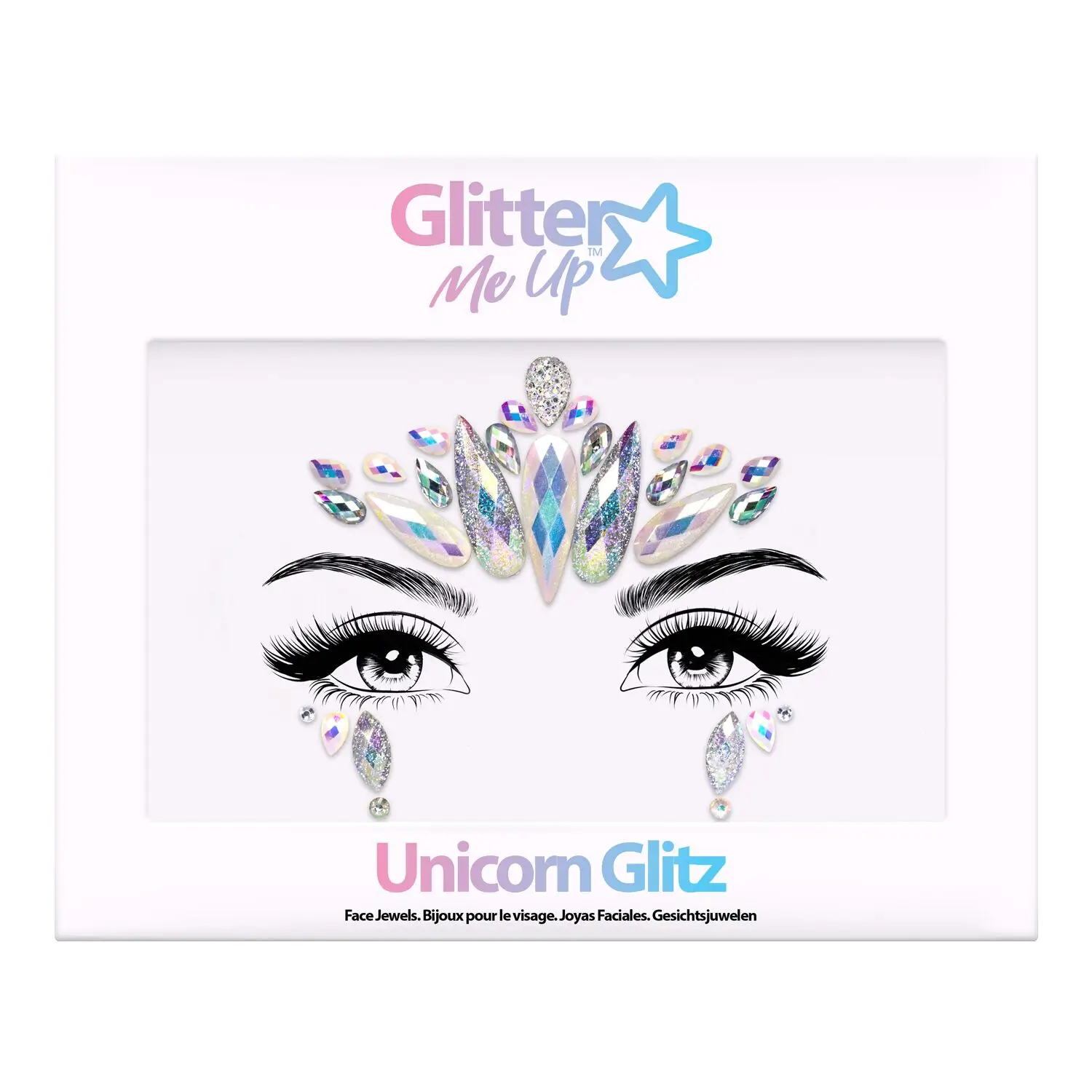 paintglow Unicorn Glitz Face Jewels