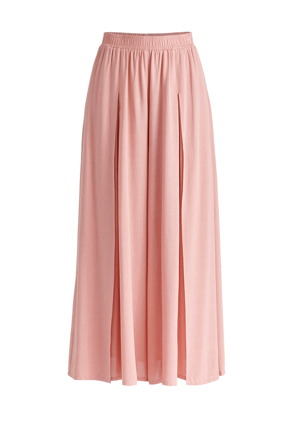 Paisie Flowy Palazzo Trousers With Open Front Splits
