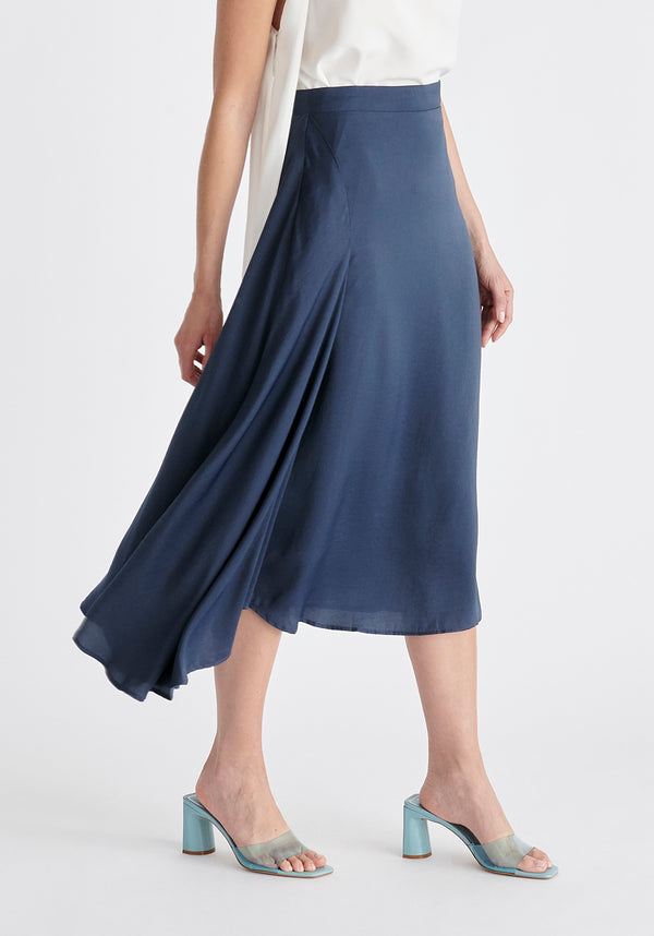 paisie Asymmetric Hem Skirt