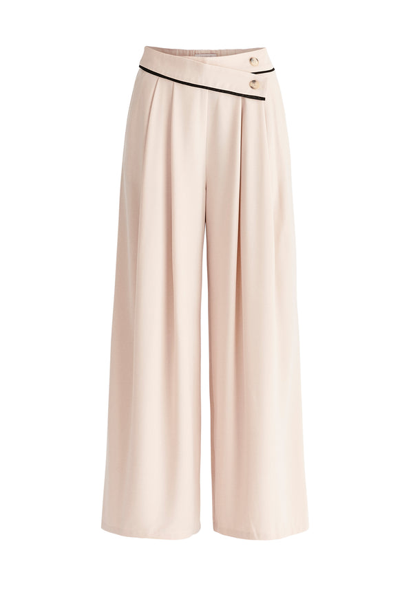 Paisie Asymmetric Waistband Trousers